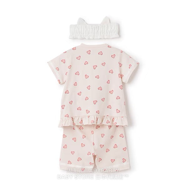 Japanese children's clothing pe#main x Gabby's Dollhouse pajamas 90-130cm girls' summer pajamas series