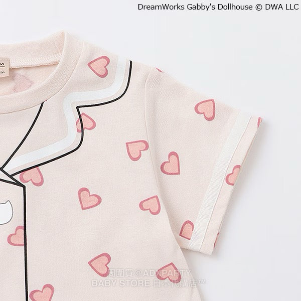 Japanese children's clothing pe#main x Gabby's Dollhouse pajamas 90-130cm girls' summer pajamas series