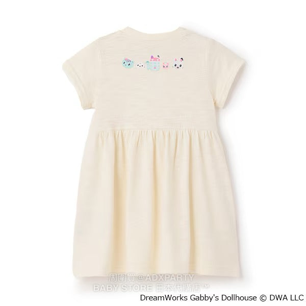 Japanese children's clothing pe#main x Gabby's Dollhouse dress 80-130cm girls summer dresses