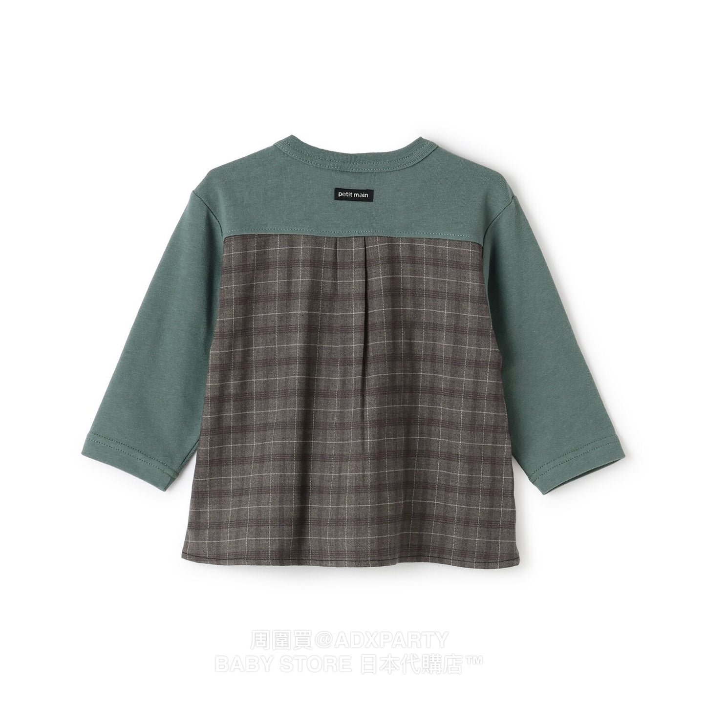 Japanese children's clothing pe#main car embroidered long-sleeved top 80-130cm boys' autumn TOPS