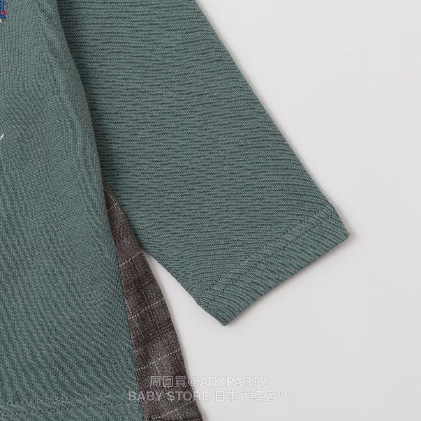Japanese children's clothing pe#main car embroidered long-sleeved top 80-130cm boys' autumn TOPS