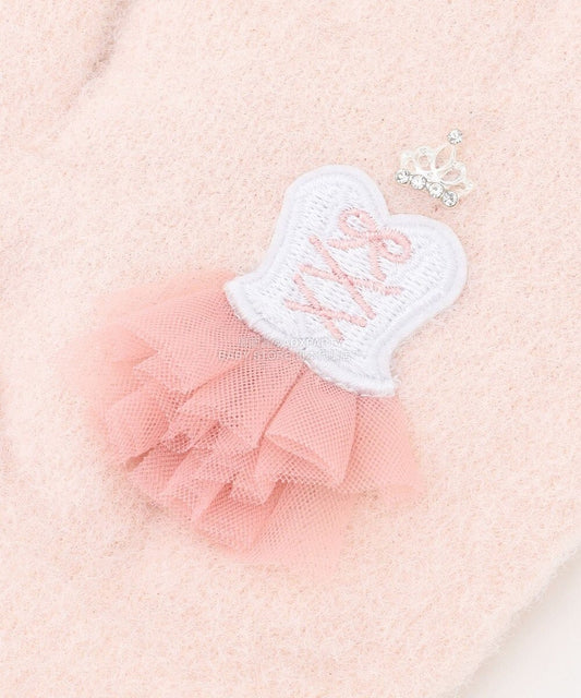 Japanese children's clothing aF#a325 Floral tulle dress 100-150cm Girls summer dresses for interviews/banquets/performances