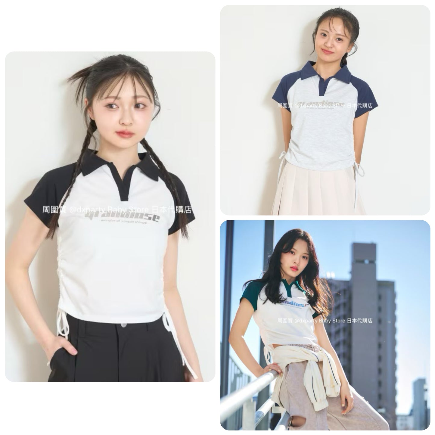 Lovetoxic Japanese children's clothing waist cropped top 140-170cm girls summer TOPS