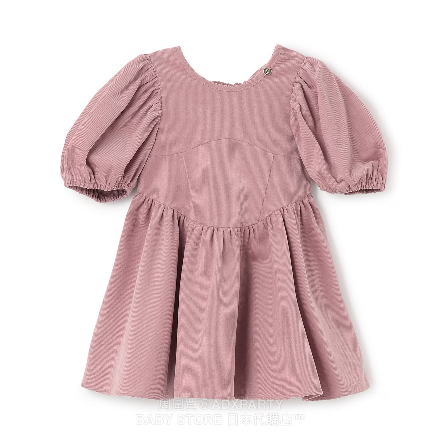 Japanese children's clothing pe#main puff sleeve dress 80-130cm girls autumn dresses