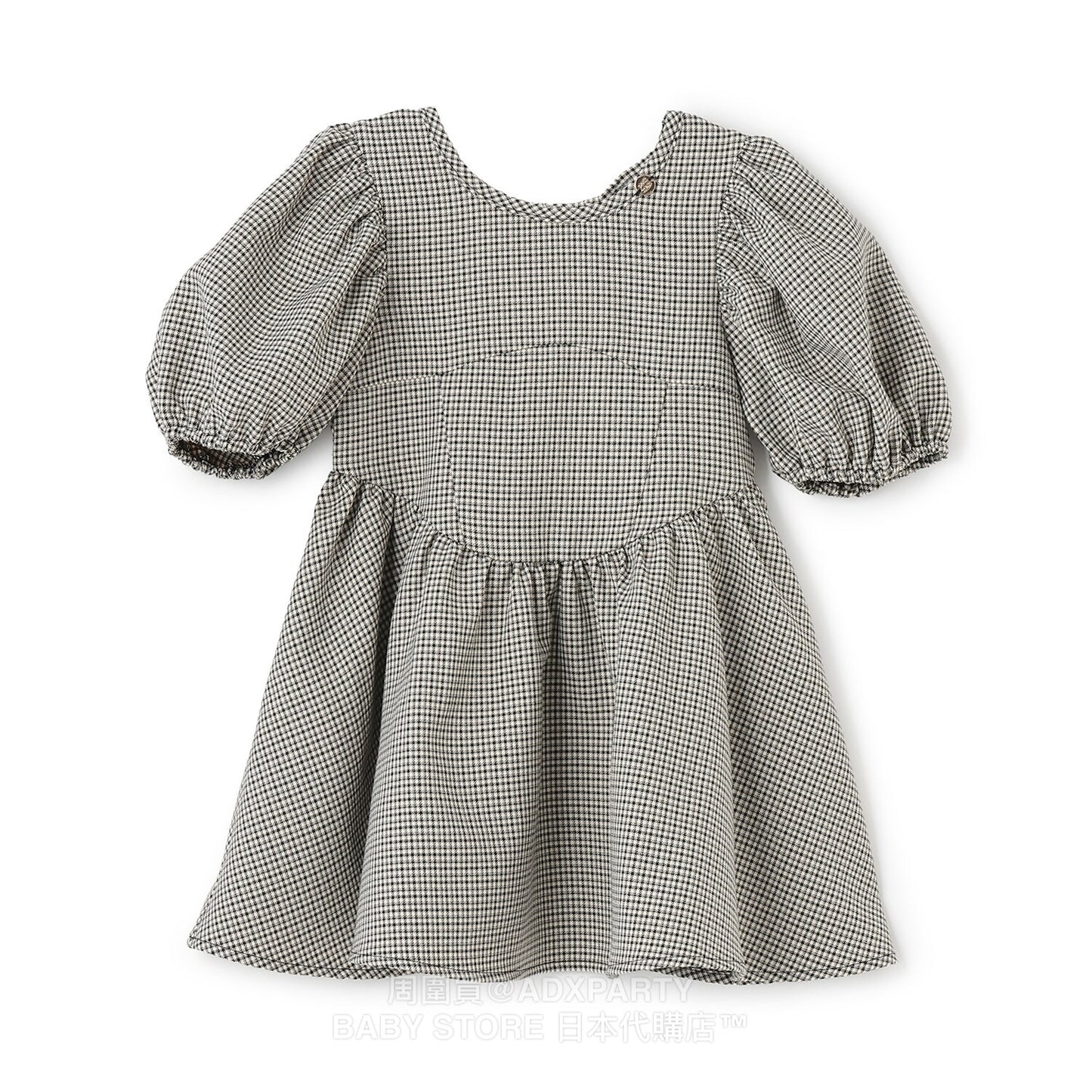 Japanese children's clothing pe#main puff sleeve dress 80-130cm girls autumn dresses