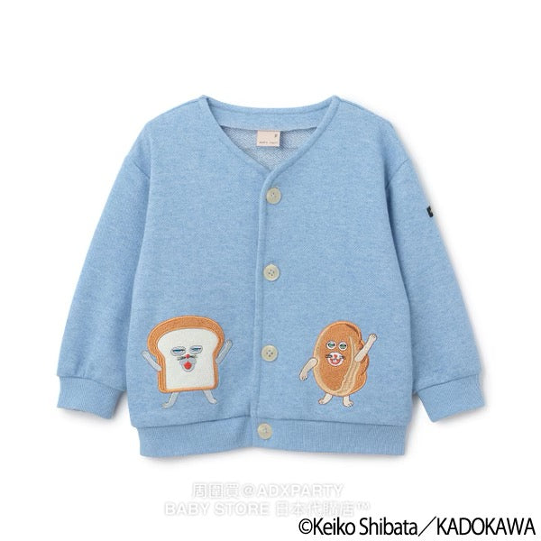 Japanese children's clothing pe#main x Bread Thief round neck jacket 80-130cm boys/girls autumn outerwear