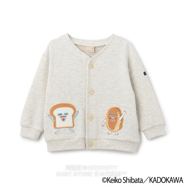 Japanese children's clothing pe#main x Bread Thief round neck jacket 80-130cm boys/girls autumn outerwear