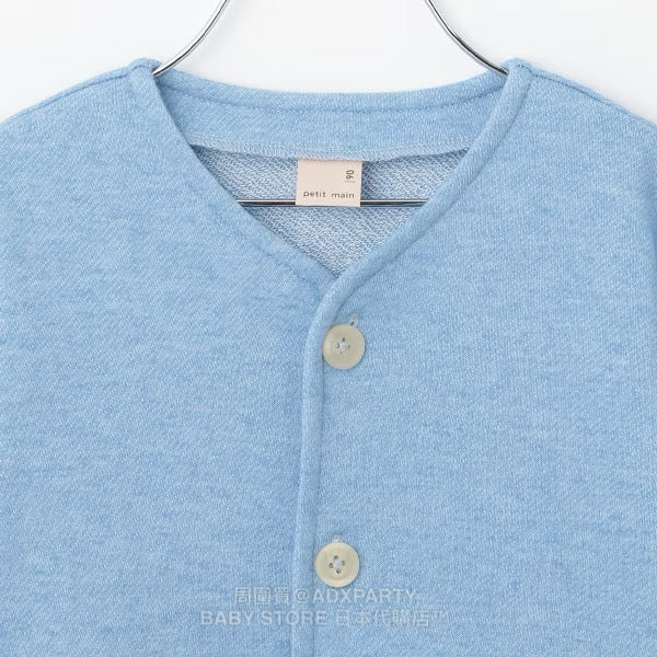 Japanese children's clothing pe#main x Bread Thief round neck jacket 80-130cm boys/girls autumn outerwear