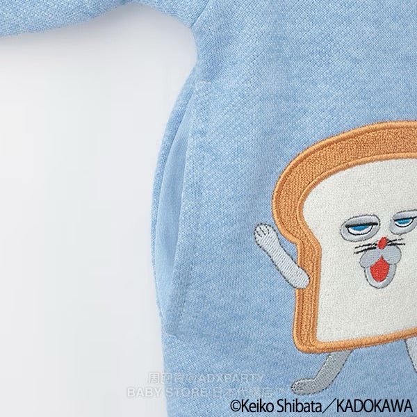 Japanese children's clothing pe#main x Bread Thief round neck jacket 80-130cm boys/girls autumn outerwear
