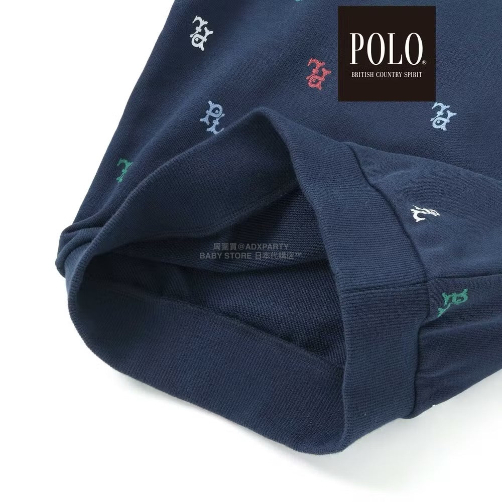 日本童裝  SLAP SLIP x POLO BCS 全印花衛衣 80-130cm 男童款/女童款 冬季 TOPS