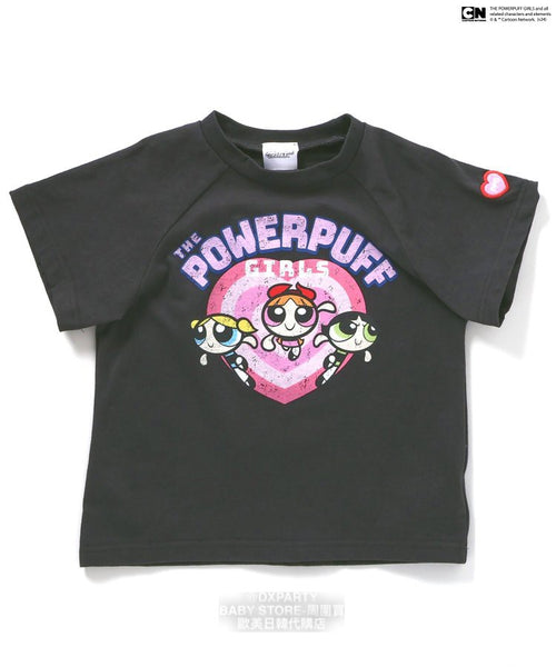 日本童裝 alc#652 x The Powerpuff Girls 短袖T恤  80-140cm 女童款 夏季 TOPS