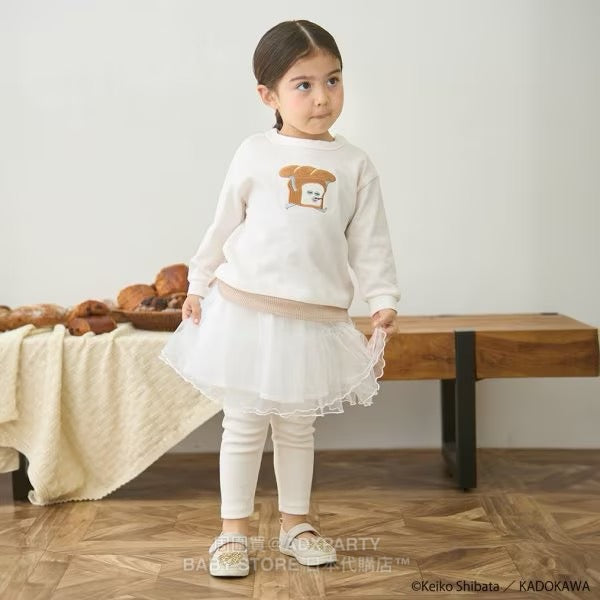 Japanese children's clothing pe#main x Bread Thief patchwork top 80-130cm boys/girls autumn TOPS