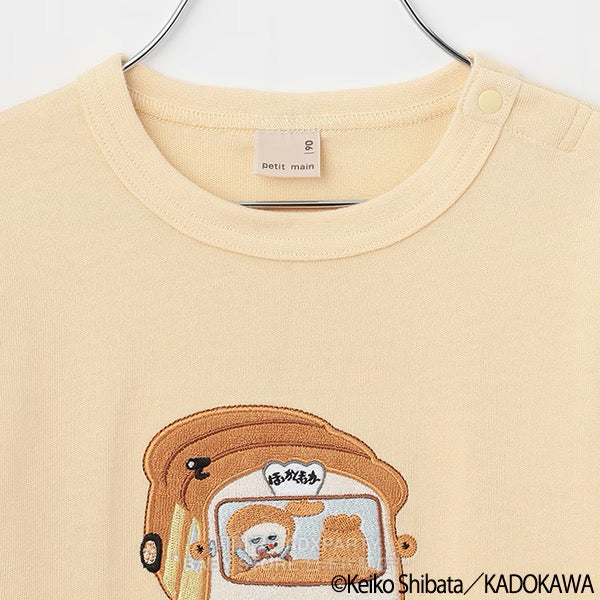 Japanese children's clothing pe#main x Bread Thief patchwork top 80-130cm boys/girls autumn TOPS