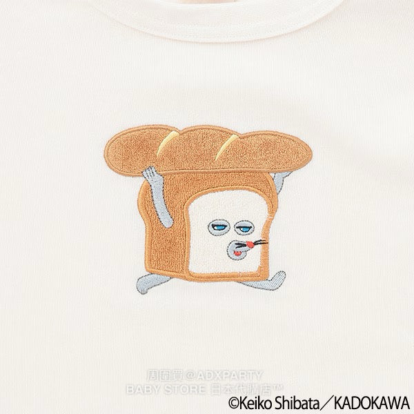 Japanese children's clothing pe#main x Bread Thief patchwork top 80-130cm boys/girls autumn TOPS