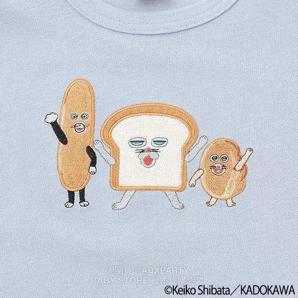 Japanese children's clothing pe#main x Bread Thief patchwork top 80-130cm boys/girls autumn TOPS