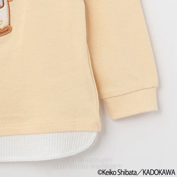 Japanese children's clothing pe#main x Bread Thief patchwork top 80-130cm boys/girls autumn TOPS