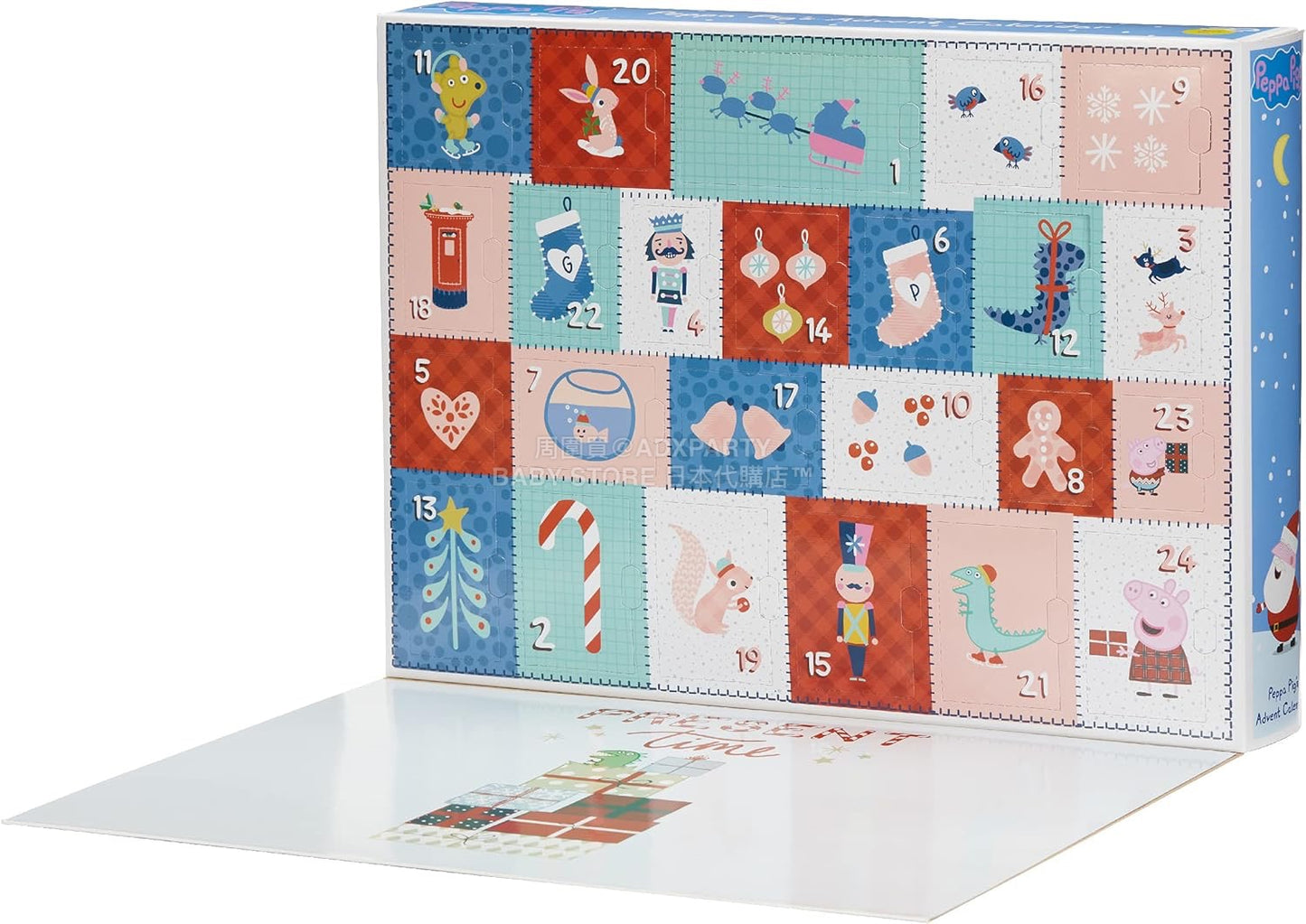 英美直送 PEPPA PIG聖誕倒數日曆 兒童款 聖誕快樂特輯 聖誕倒數日曆 滿$900可加$25免運 Christmas Advent Calendars 2025