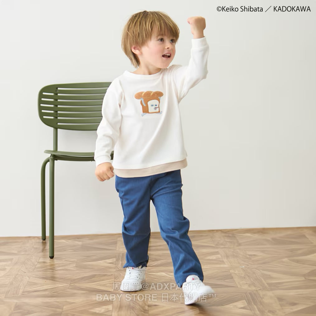 Japanese children's clothing pe#main x Bread Thief stretch casual pants 80-110cm boys' autumn PANTS