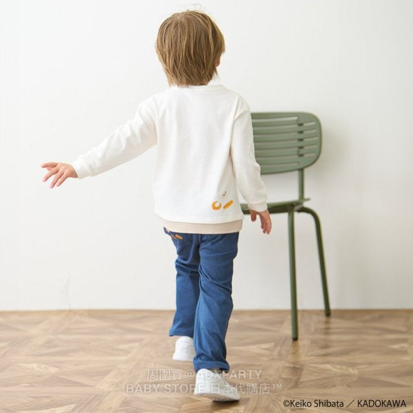 Japanese children's clothing pe#main x Bread Thief stretch casual pants 80-110cm boys' autumn PANTS