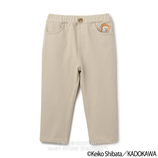 Japanese children's clothing pe#main x Bread Thief stretch casual pants 80-110cm boys' autumn PANTS