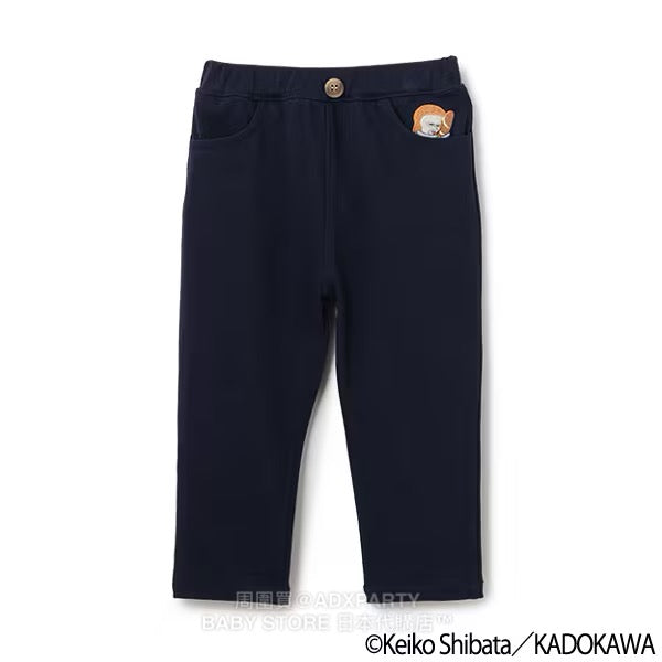Japanese children's clothing pe#main x Bread Thief stretch casual pants 80-110cm boys' autumn PANTS
