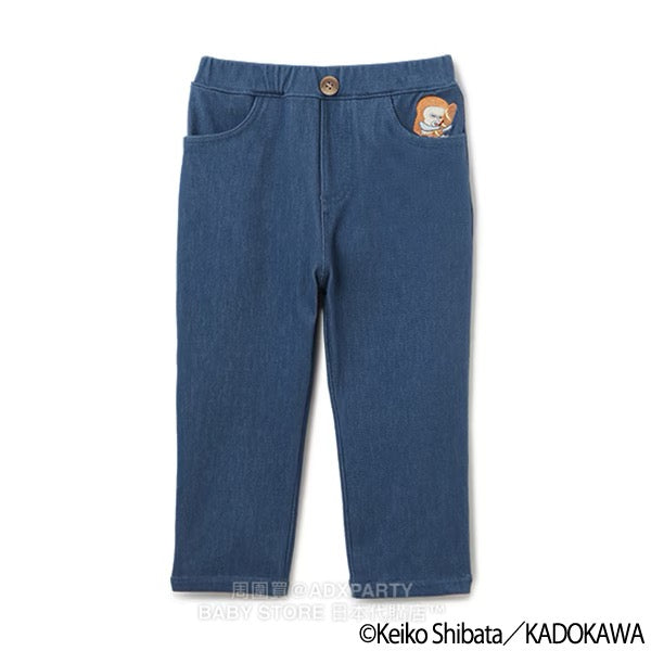 Japanese children's clothing pe#main x Bread Thief stretch casual pants 80-110cm boys' autumn PANTS