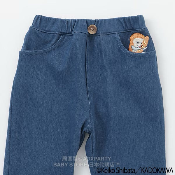 Japanese children's clothing pe#main x Bread Thief stretch casual pants 80-110cm boys' autumn PANTS