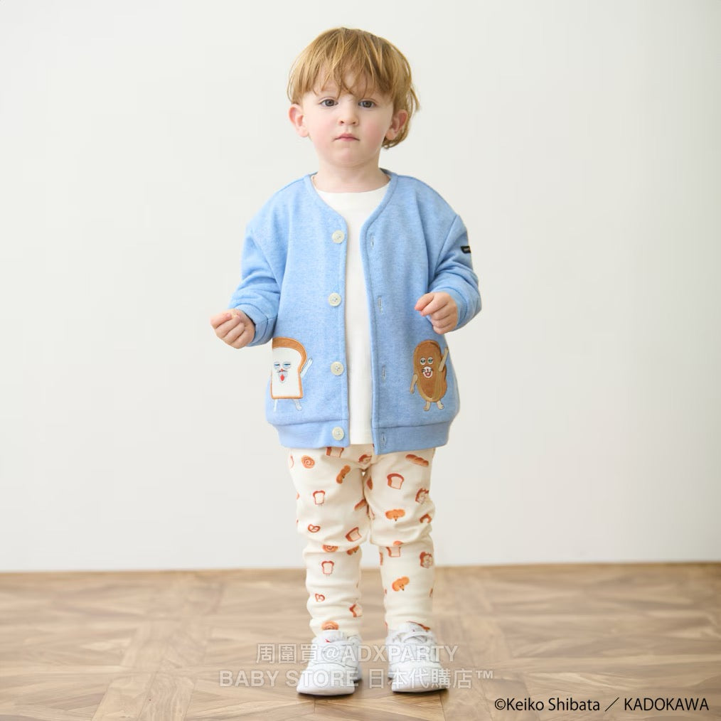 Japanese children's clothing pe#main x Bread Thief stretch pants 80-110cm boys/girls autumn PANTS