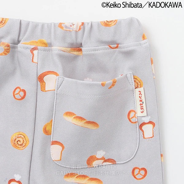 Japanese children's clothing pe#main x Bread Thief stretch pants 80-110cm boys/girls autumn PANTS
