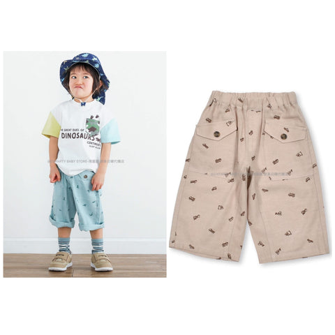 日本童裝 SLAP SL1P  6分長褲 80-130cm 男童款 夏季 PANTS