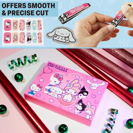 英美直送 Hello Kitty and Friends Pamper Gift Set聖誕倒數日曆 兒童款 聖誕快樂特輯 聖誕倒數日曆A 滿$900可加$25免運 Christmas Advent Calendars 2025