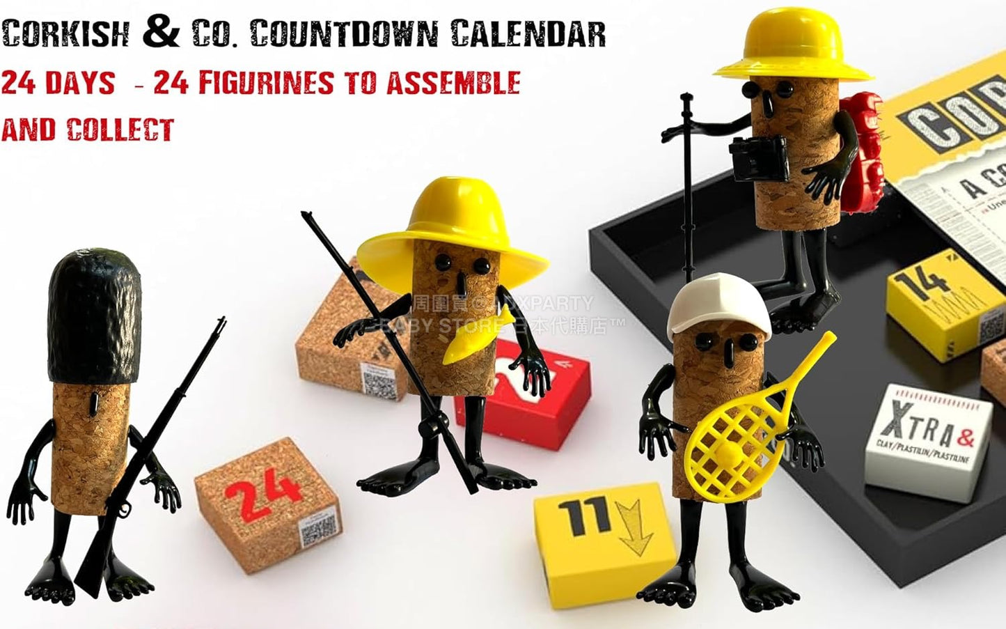 英美直送 Meet the Corkish & Co.'s 聖誕倒數日曆 兒童款 聖誕快樂特輯 聖誕倒數日曆A 不參與$900免運 滿$900可加$25免運 Christmas Advent Calendars 2025