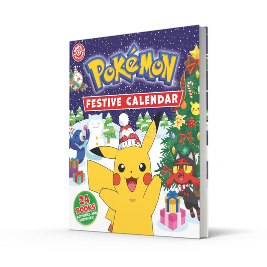 英美直送 Pokemon Book Collection聖誕倒數日曆 兒童款 聖誕快樂特輯 聖誕倒數日曆A 不參與$900免運 滿$900可加$25免運 Christmas Advent Calendars 2025