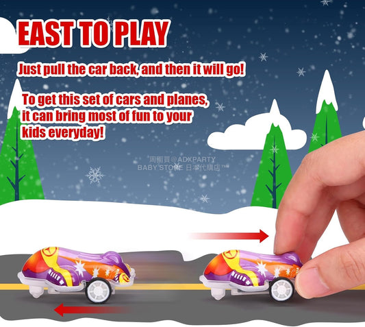 英美直送 LIHAO Pull Back 回力車 聖誕倒數日曆 兒童款 聖誕快樂特輯 聖誕倒數日曆 不參與$900免運 滿$900可加$25免運 Christmas Advent Calendars 2025