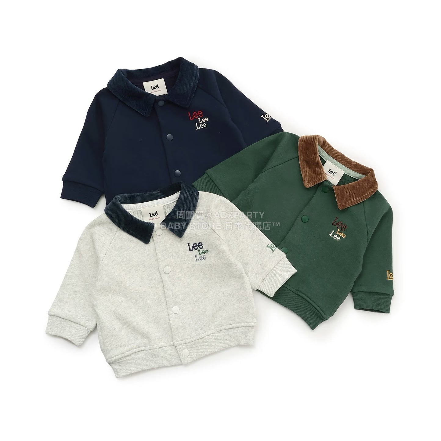 日本童裝 pe#main x Lee 翻領外套 70-80cm 男童款 初生嬰兒 秋季 OUTERWEAR