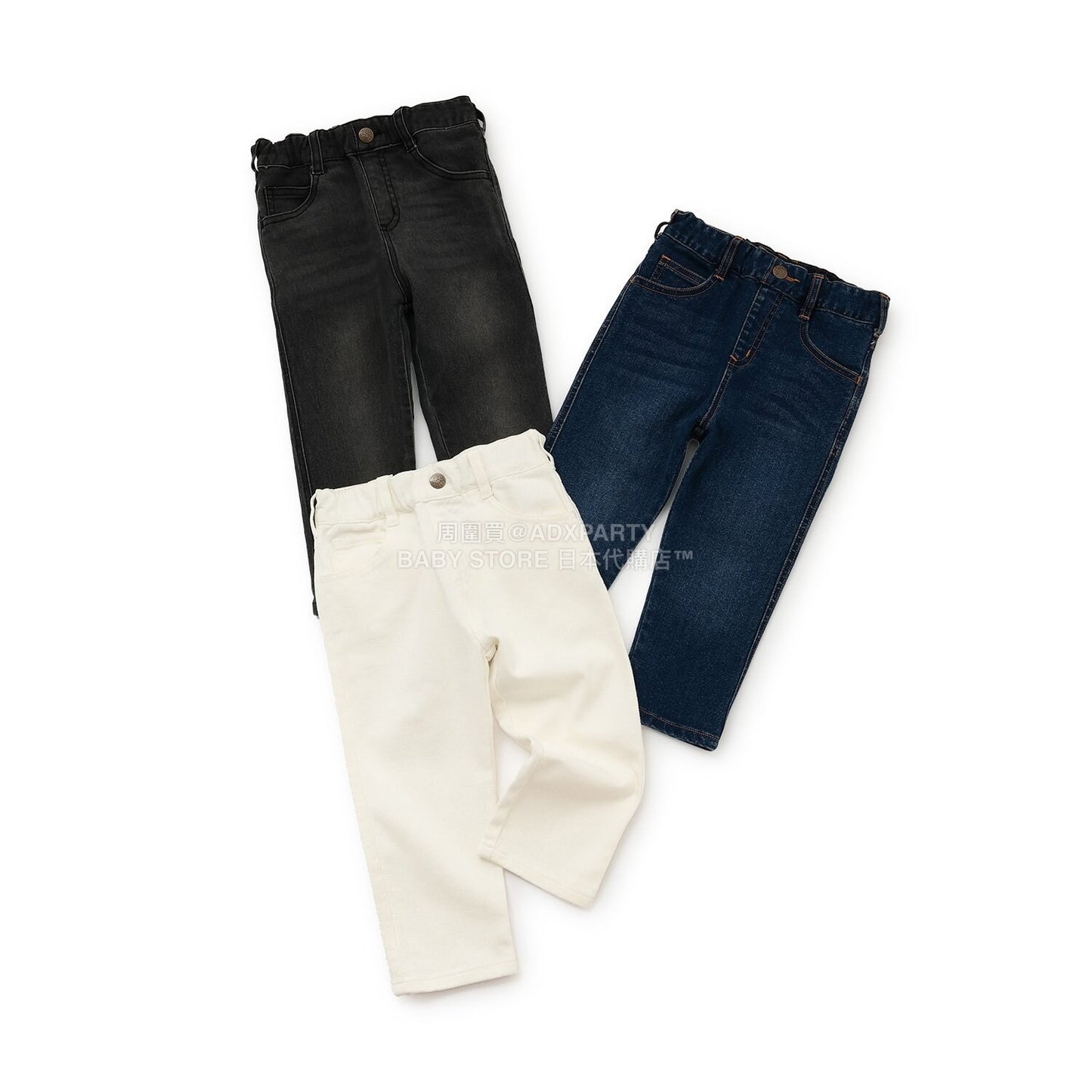 日本童裝 pe#main x Lee 直筒休閒褲 80-130cm 男童款/女童款 秋季 PANTS