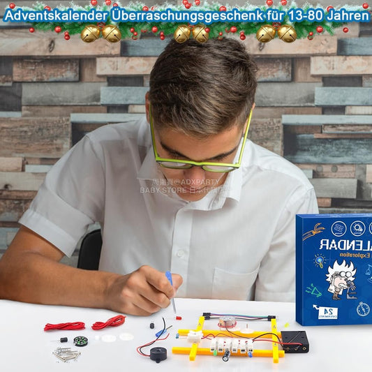 英美直送 Physics Science Experiments 聖誕倒數日曆 兒童款 聖誕快樂特輯 聖誕倒數日曆A 不參與$900免運 滿$900可加$25免運 Christmas Advent Calendars 2025