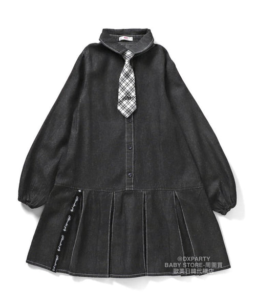 日本童裝 A-L#2281 學院風連身裙 125-165cm 女童款 秋冬季 DRESSES