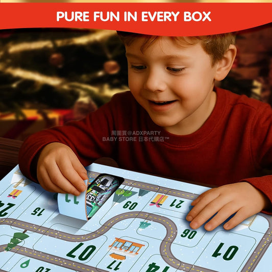 英美直送 Quanquer Pull Back Cars 回力車 聖誕倒數日曆 兒童款 聖誕快樂特輯 聖誕倒數日曆A 不參與$900免運 滿$900可加$25免運 Christmas Advent Calendars 2025