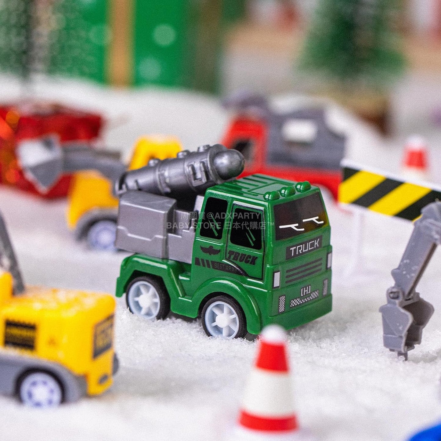 英美直送 Quanquer Pull Back Cars 回力車 聖誕倒數日曆 兒童款 聖誕快樂特輯 聖誕倒數日曆A 不參與$900免運 滿$900可加$25免運 Christmas Advent Calendars 2025