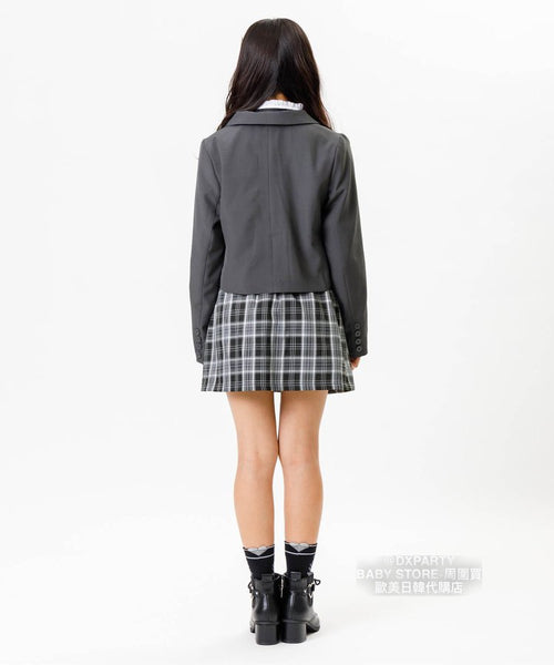 日本童裝 A-L#2281 學院風兩件套裝 125-165cm 女童款 秋冬季 TOPS SKIRTS
