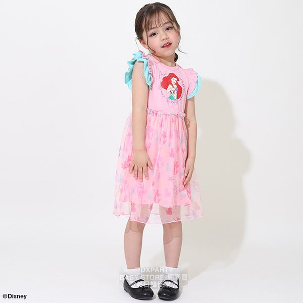 日本童裝 BDL x  Disney Princess 網紗連身裙 100-130cm 女童款 夏季 DRESSES