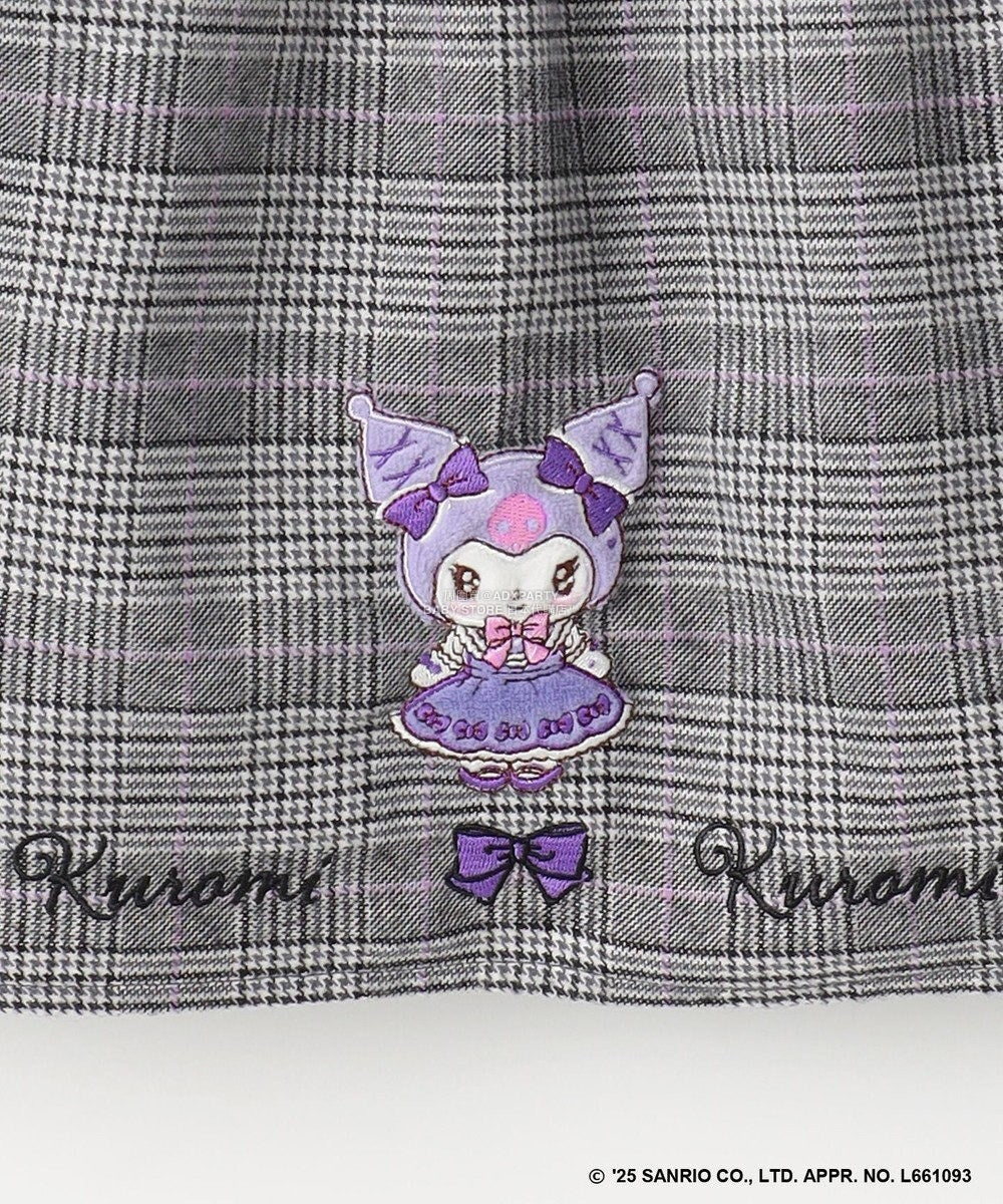 日本童裝 aF#a325 x Sanrio My Melody&Kuromi吊帶連身裙 110-150cm 女童款 秋季 DRESSES