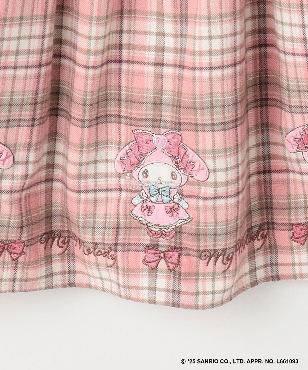 日本童裝 aF#a325 x Sanrio My Melody&Kuromi吊帶連身裙 110-150cm 女童款 秋季 DRESSES