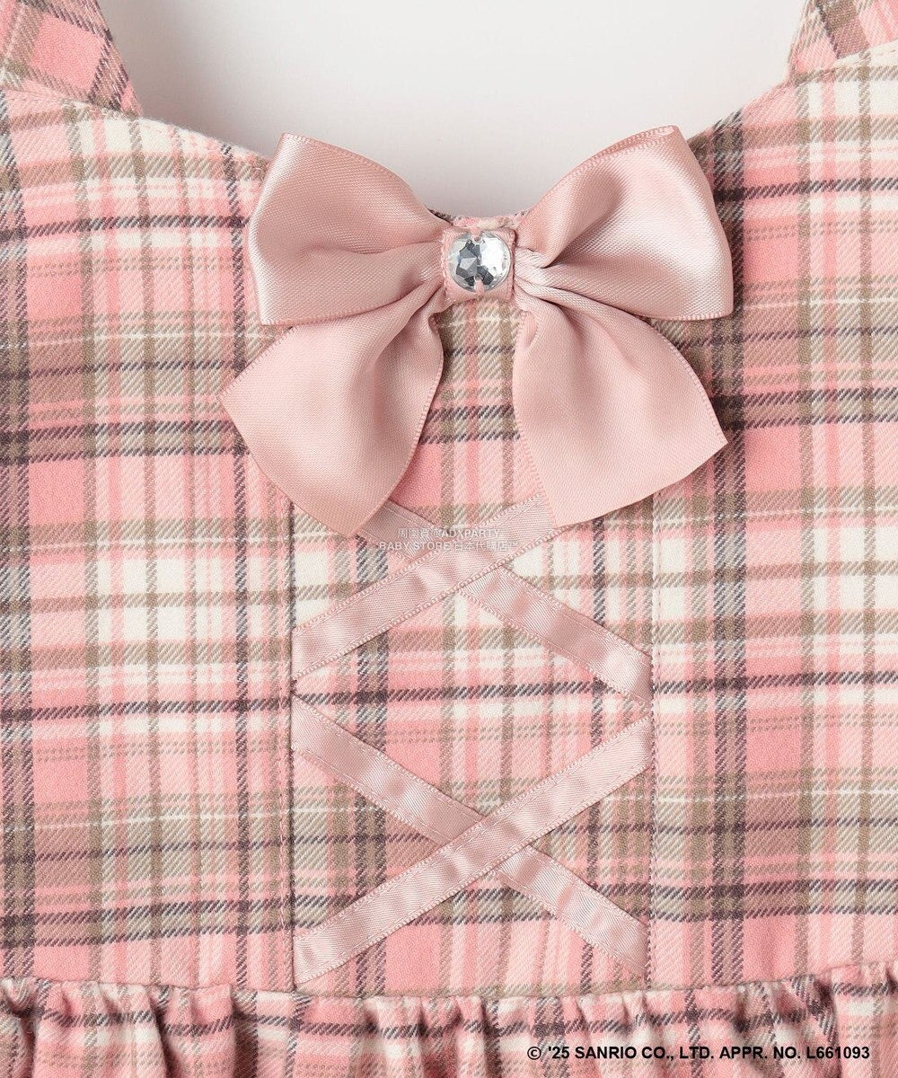 日本童裝 aF#a325 x Sanrio My Melody&Kuromi吊帶連身裙 110-150cm 女童款 秋季 DRESSES