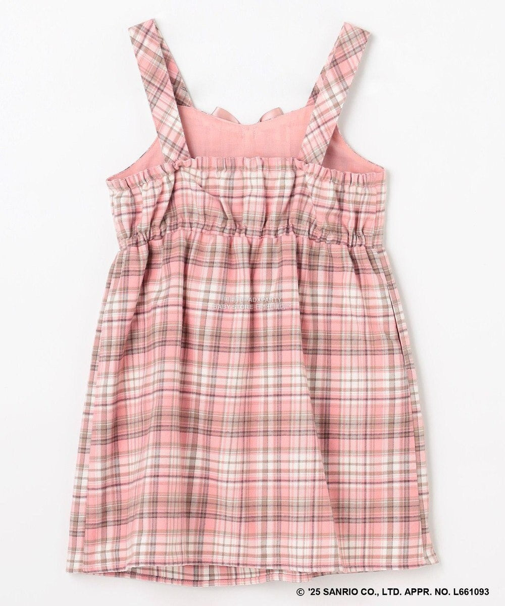 日本童裝 aF#a325 x Sanrio My Melody&Kuromi吊帶連身裙 110-150cm 女童款 秋季 DRESSES