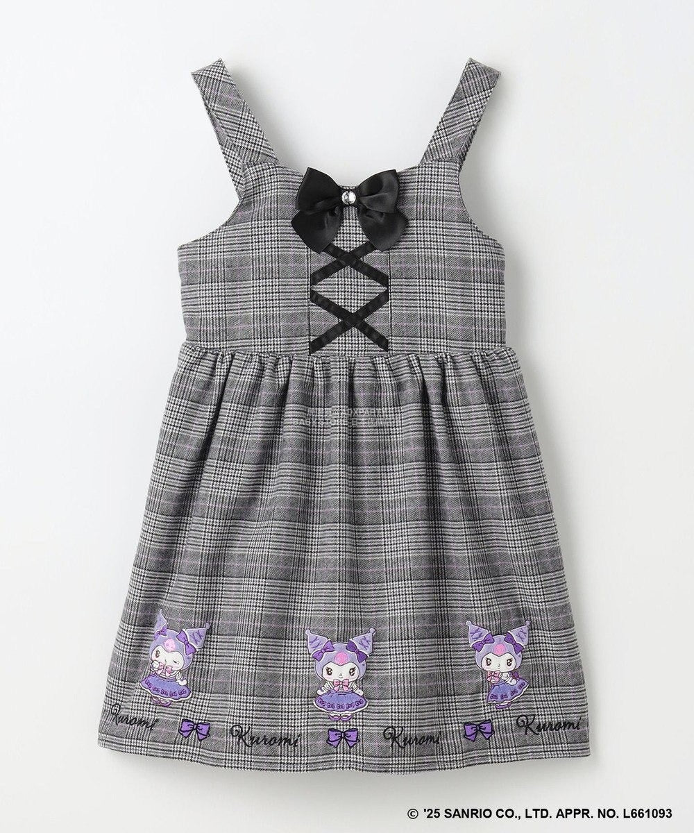 日本童裝 aF#a325 x Sanrio My Melody&Kuromi吊帶連身裙 110-150cm 女童款 秋季 DRESSES