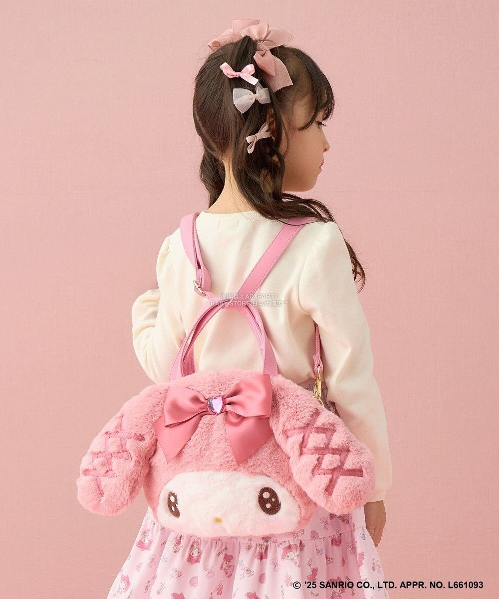 日本直送 aF#a325 x Sanrio My Melody&Kuromi 3Way 斜孭袋/背囊 包系列 其他品牌