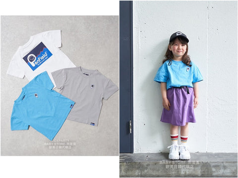 日本童裝 mini#ML x PenField 吸水速乾 短袖T恤 100-140cm 男童款/女童款 夏季 TOPS