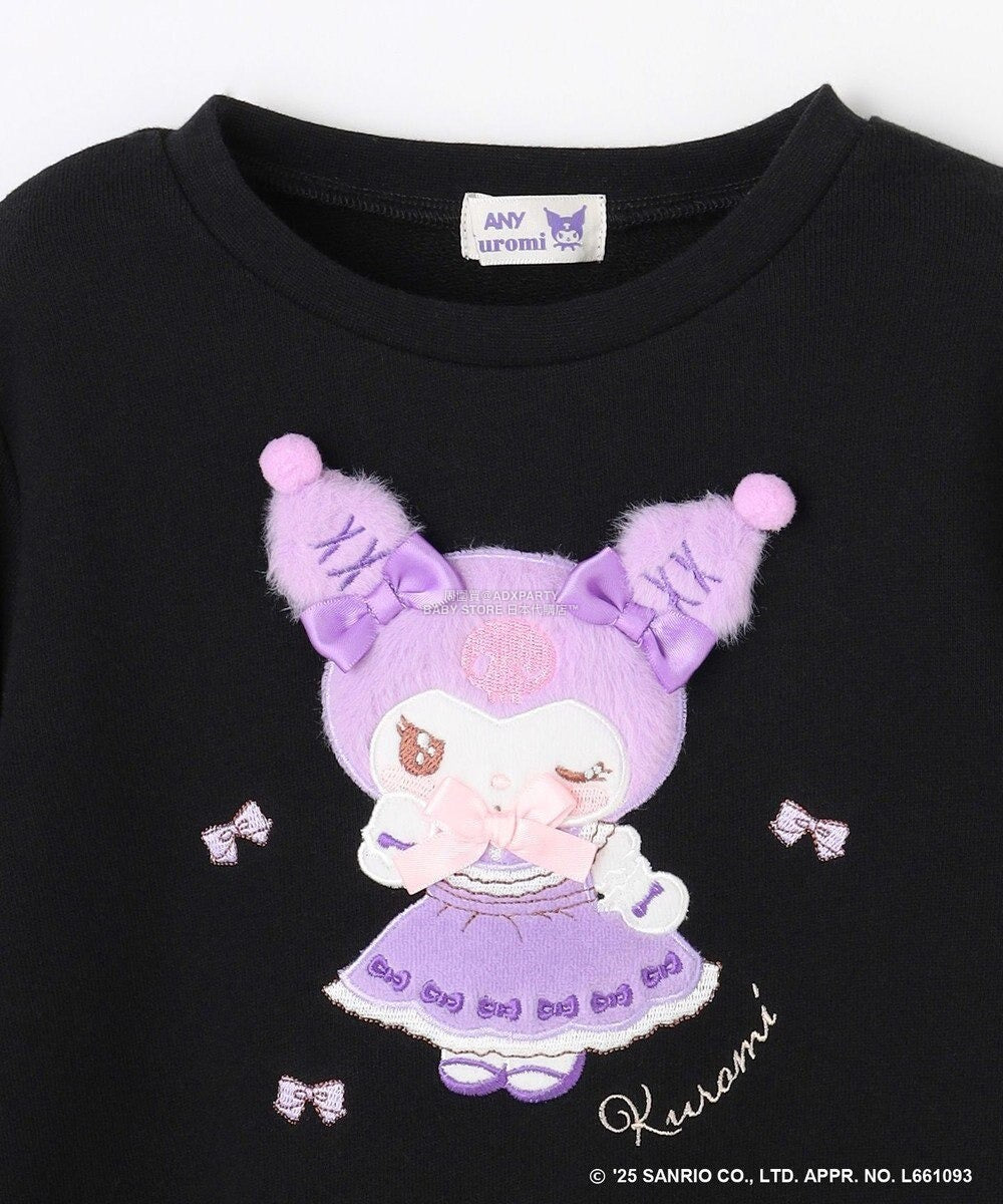 日本童裝 aF#a325 x Sanrio My Melody&Kuromi衛衣 90-150cm 女童款 秋季 TOPS
